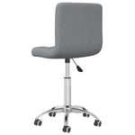 Silla de oficina giratoria HKH de tela - Gris claro