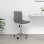 Silla de oficina giratoria HKH de tela - Gris claro