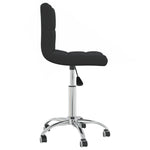 Silla de oficina giratoria HKH de tela - Negro