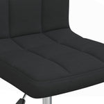 Silla de oficina giratoria HKH de tela - Negro
