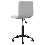 HKH Silla de Oficina Giratoria de Terciopelo - Gris Claro
