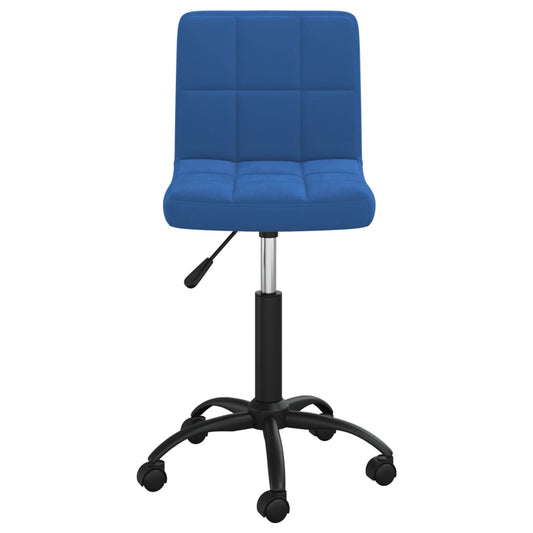 HKH Cadeira de Escritório Giratória em Veludo - Azul