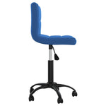 HKH Silla de Oficina Giratoria en Terciopelo - Azul