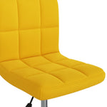 Silla de Oficina Giratoria de Terciopelo HKH - Amarillo mostaza