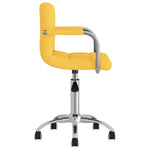 HKH Silla de Oficina Giratoria de Tela - Amarillo mostaza