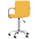 HKH Silla de Oficina Giratoria de Tela - Amarillo mostaza