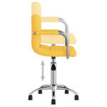 HKH Silla de Oficina Giratoria de Tela - Amarillo mostaza