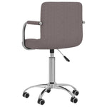 Silla de oficina giratoria HKH de tela - Gris topo