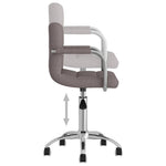 Silla de oficina giratoria HKH de tela - Gris topo