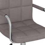 Silla de oficina giratoria HKH de tela - Gris topo