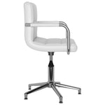 Silla de oficina giratoria de polipiel HKH - Blanca