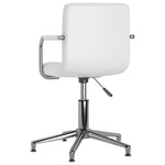Silla de oficina giratoria de polipiel HKH - Blanca