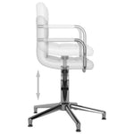 Silla de oficina giratoria de polipiel HKH - Blanca