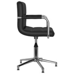 Silla de Oficina Giratoria HKH de Piel Sintética - Negra