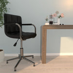 Silla de Oficina Giratoria HKH de Piel Sintética - Negra