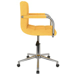 HKH Silla de Oficina Giratoria de Tela - Amarillo mostaza