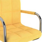 HKH Silla de Oficina Giratoria de Tela - Amarillo mostaza