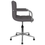 Silla de oficina giratoria HKH de tela - Gris topo