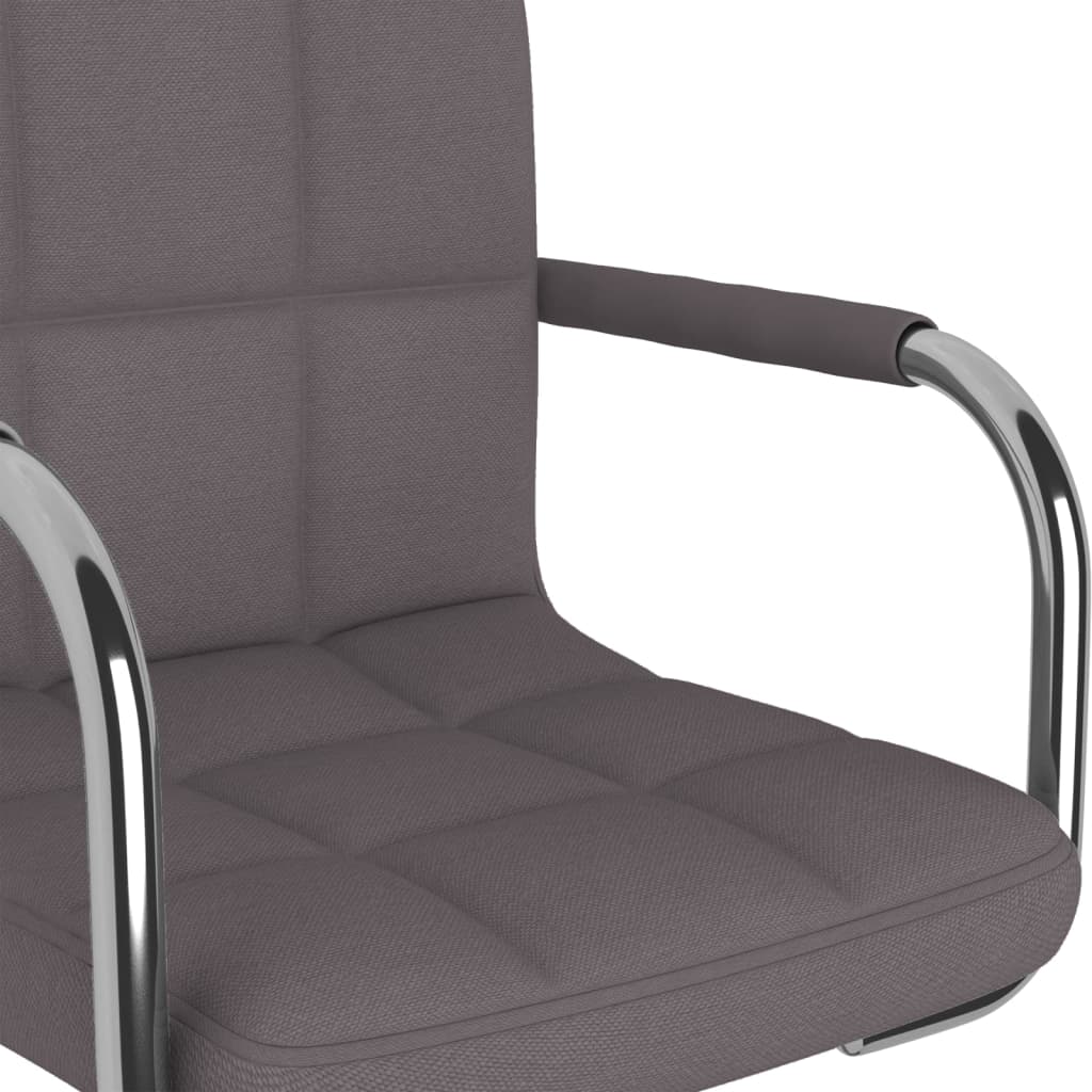 Silla de oficina giratoria HKH de tela - Gris topo