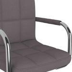 Silla de oficina giratoria HKH de tela - Gris topo