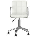 Silla de oficina giratoria de polipiel HKH - Blanca