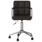 Silla de Oficina Giratoria HKH de Piel Sintética - Negra