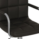 Silla de Oficina Giratoria HKH de Piel Sintética - Negra