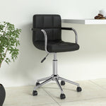 Silla de Oficina Giratoria HKH de Piel Sintética - Negra