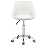Silla de oficina giratoria de polipiel HKH - Blanca