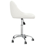 Silla de oficina giratoria de polipiel HKH - Blanca