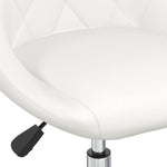 Silla de oficina giratoria de polipiel HKH - Blanca