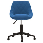 HKH Silla de Oficina Giratoria en Terciopelo - Azul