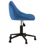 HKH Silla de Oficina Giratoria en Terciopelo - Azul