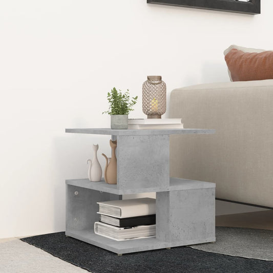 HKH Mesa Auxiliar de Cemento de Derivados de Madera - Gris
