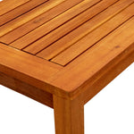 HKH Mesa de Centro Para Jardín Madera de Acacia Maciza - Marrón