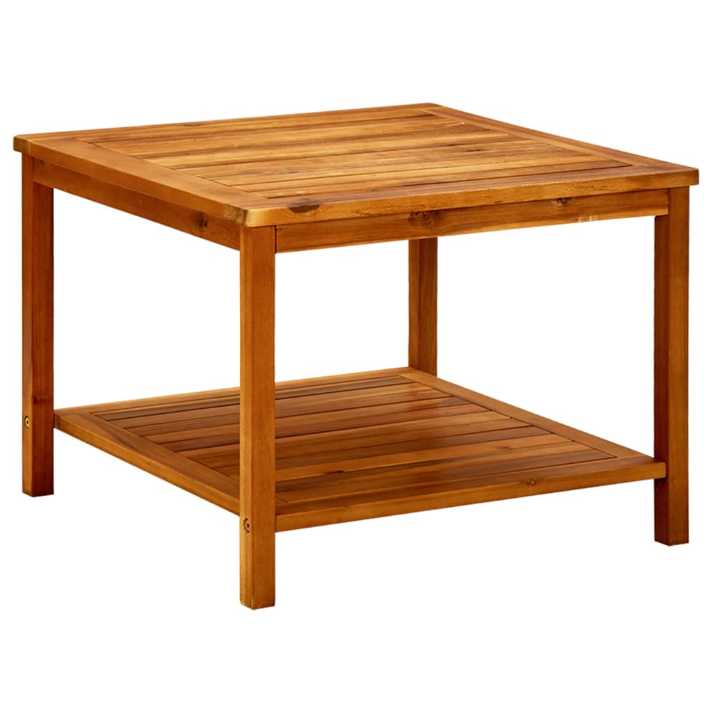 Mesa de centro HKH de madera de acacia maciza