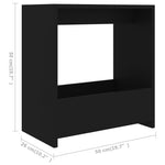 HKH Mesa de Apoio em Derivados de Madeira - Preto