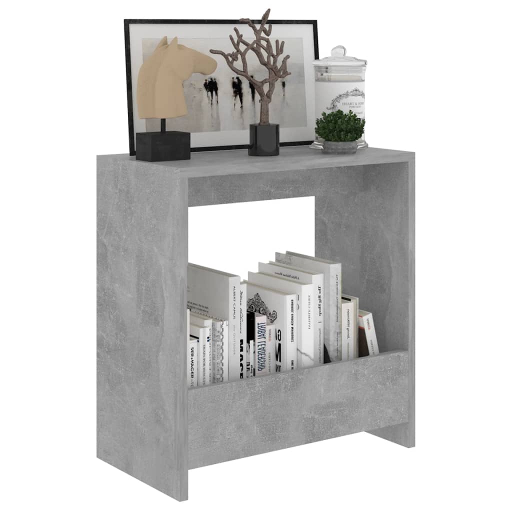 HKH Mesa Auxiliar de Cemento de Derivados de Madera - Gris