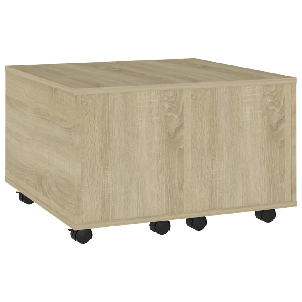 Mesa de centro HKH en aglomerado de madera de roble Sonoma