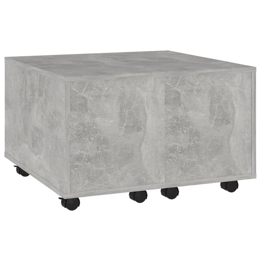 Mesa de centro HKH en derivados de madera y cemento - Gris