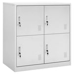 Taquilla de acero HKH - Claro - 90x45x92,5 cm - Gris