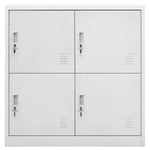 Taquilla de acero HKH - Claro - 90x45x92,5 cm - Gris