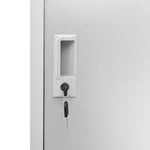 Taquilla de acero HKH - Claro - 90x45x92,5 cm - Gris
