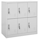 Taquilla de acero HKH - Claro - 90x45x92,5 cm - Gris