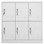 Taquilla de acero HKH - Claro - 90x45x92,5 cm - Gris