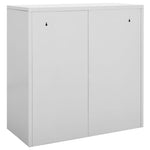 Taquilla de acero HKH - Claro - 90x45x92,5 cm - Gris