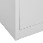 Taquilla de acero HKH - Claro - 90x45x92,5 cm - Gris