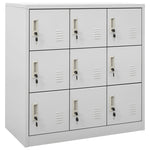 Taquilla de acero HKH - Claro - 90x45x92,5 cm - Gris