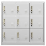 Taquilla de acero HKH - Claro - 90x45x92,5 cm - Gris