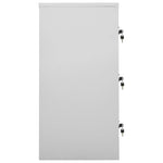 Taquilla de acero HKH - Claro - 90x45x92,5 cm - Gris